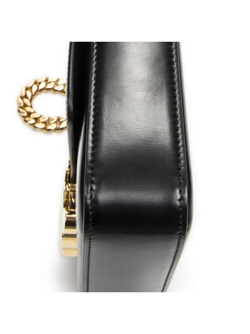 Celine Claude Chain Black Smooth Calfskin Messenger - Picture 8 of 10